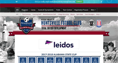 Desktop Screenshot of huntsvillefc.org